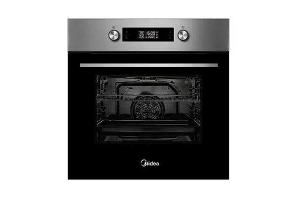 Фурна за вграждане Midea 65M90E3IX, 9 функции, неръждаема стомана 70 литра, с лесно почистваща се вътрешност и бързо предварително загряване