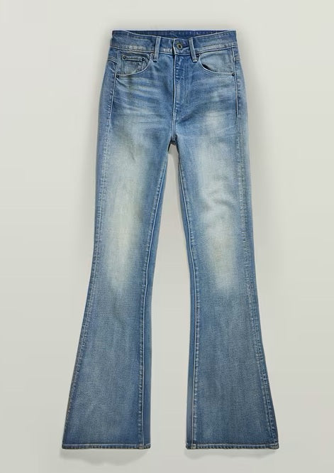 Women's flared jeans with vintage effect G-STAR RAW 3301 High Flare Jeans
