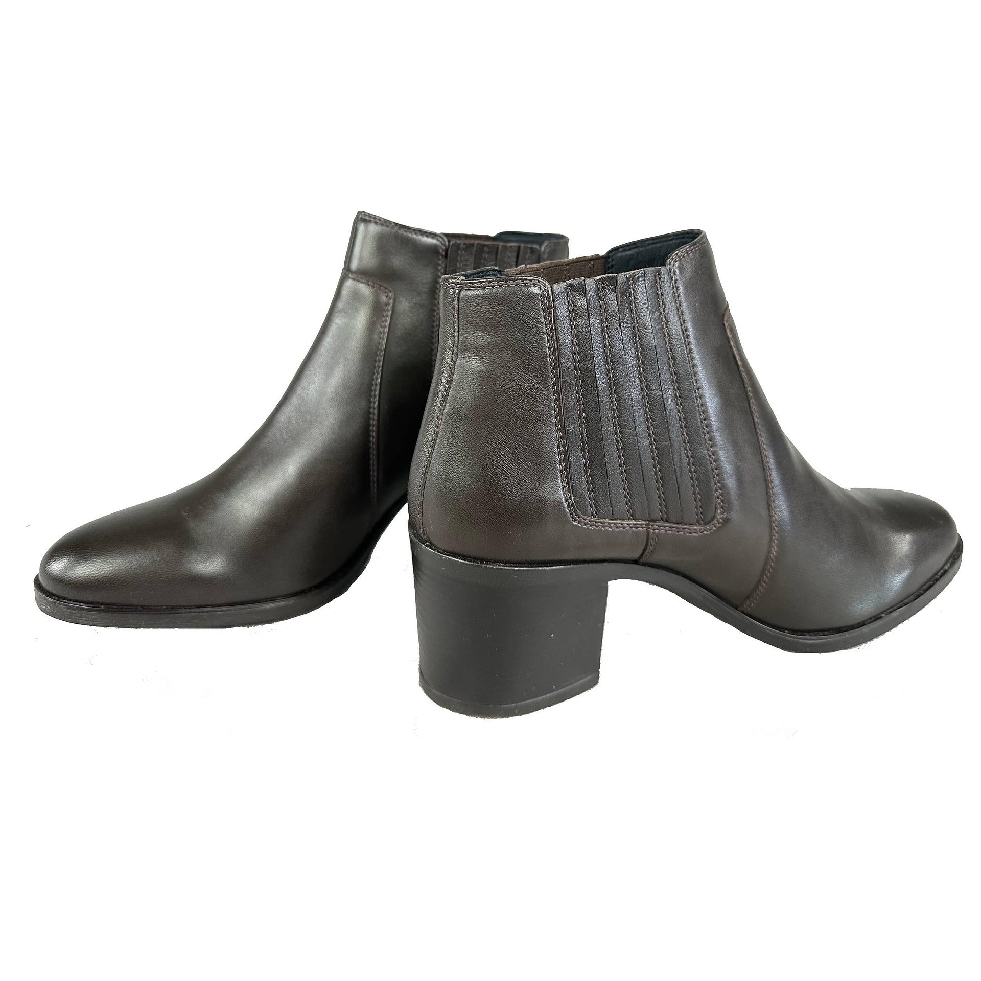 GEOX Women's boots D New Ashell, dark brown