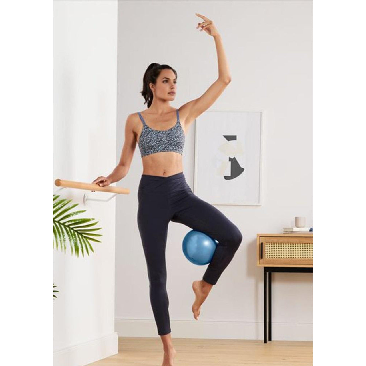 Гимнастическа топка, 20 см, Синя