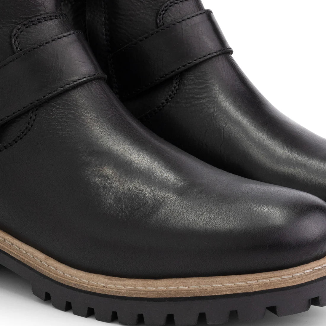 Men's genuine leather boots with wool lining Travelin Silkeborg