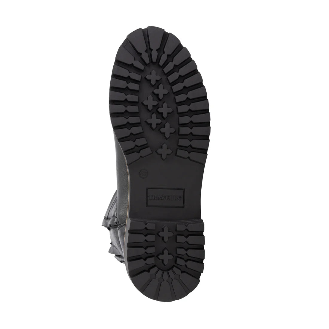 Men's genuine leather boots with wool lining Travelin Silkeborg