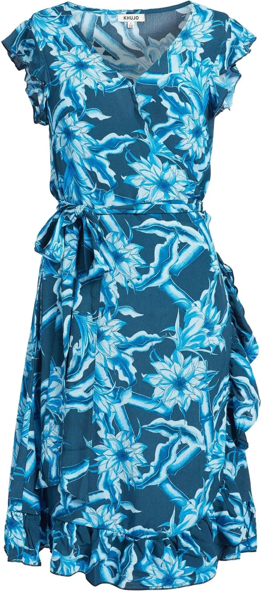 Khujo floral summer dress, blue