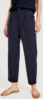 Women's trousers OPUS "Majoola", navy blue