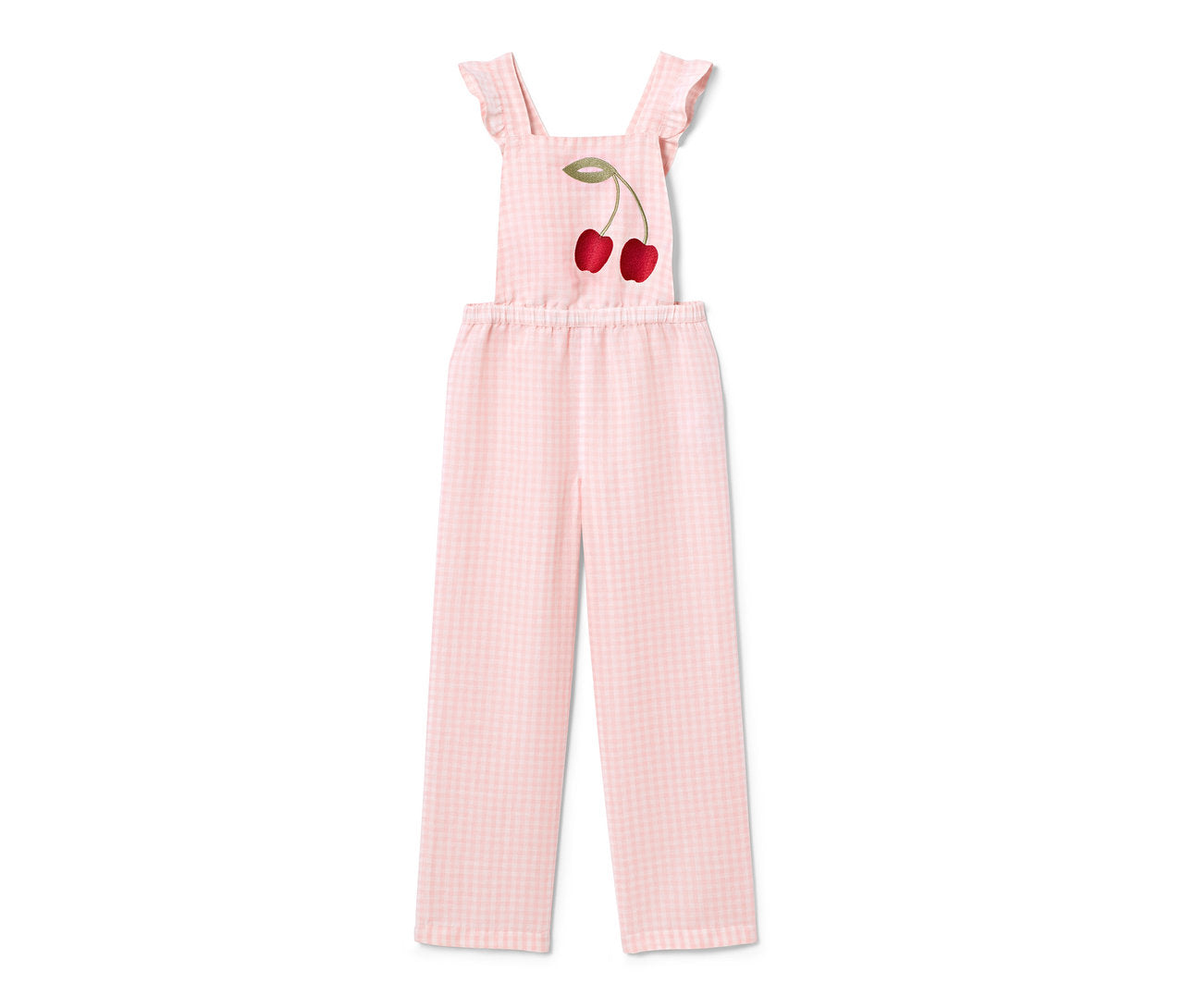 Organic cotton and linen jumpsuit for girls 