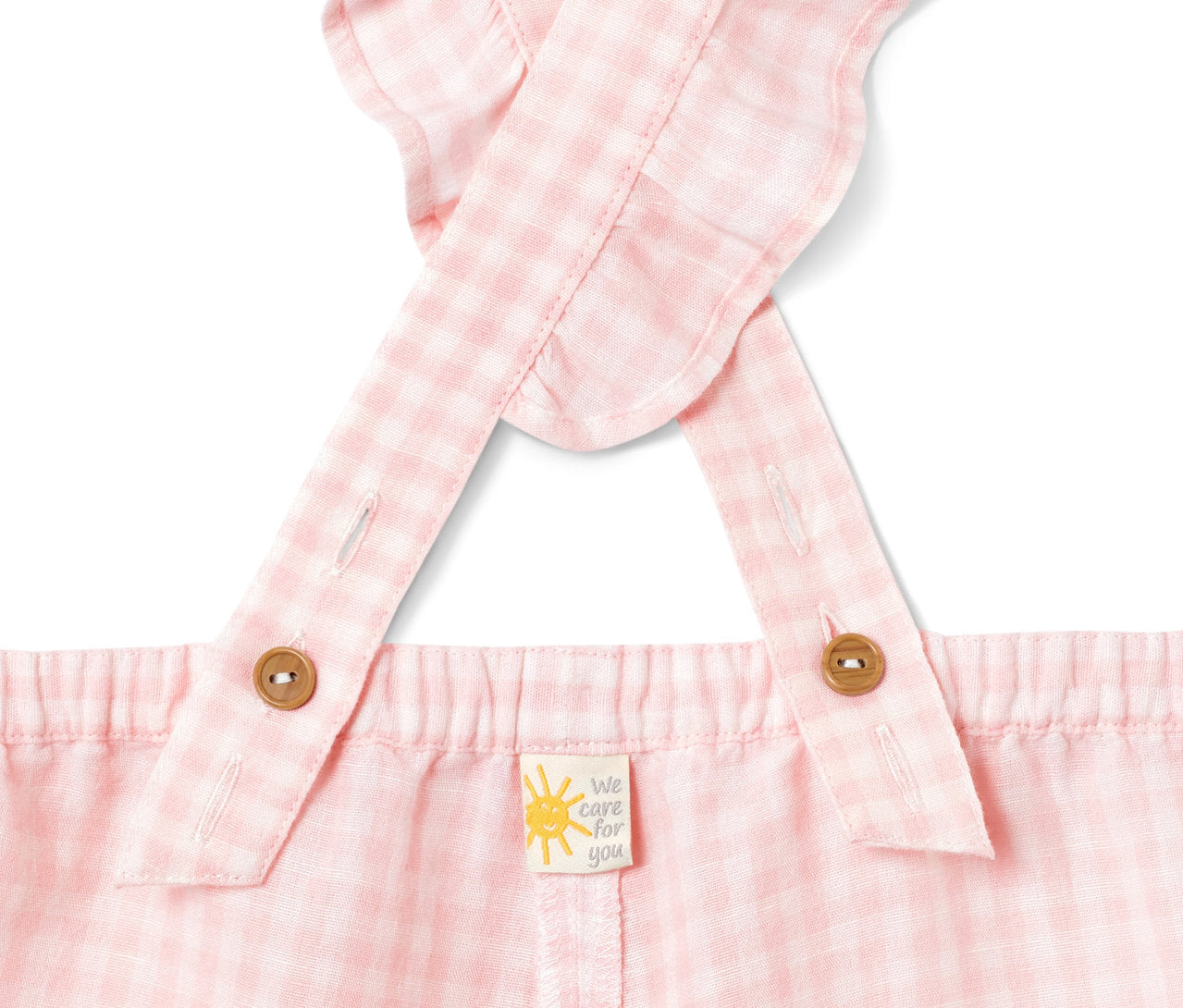 Organic cotton and linen jumpsuit for girls 
