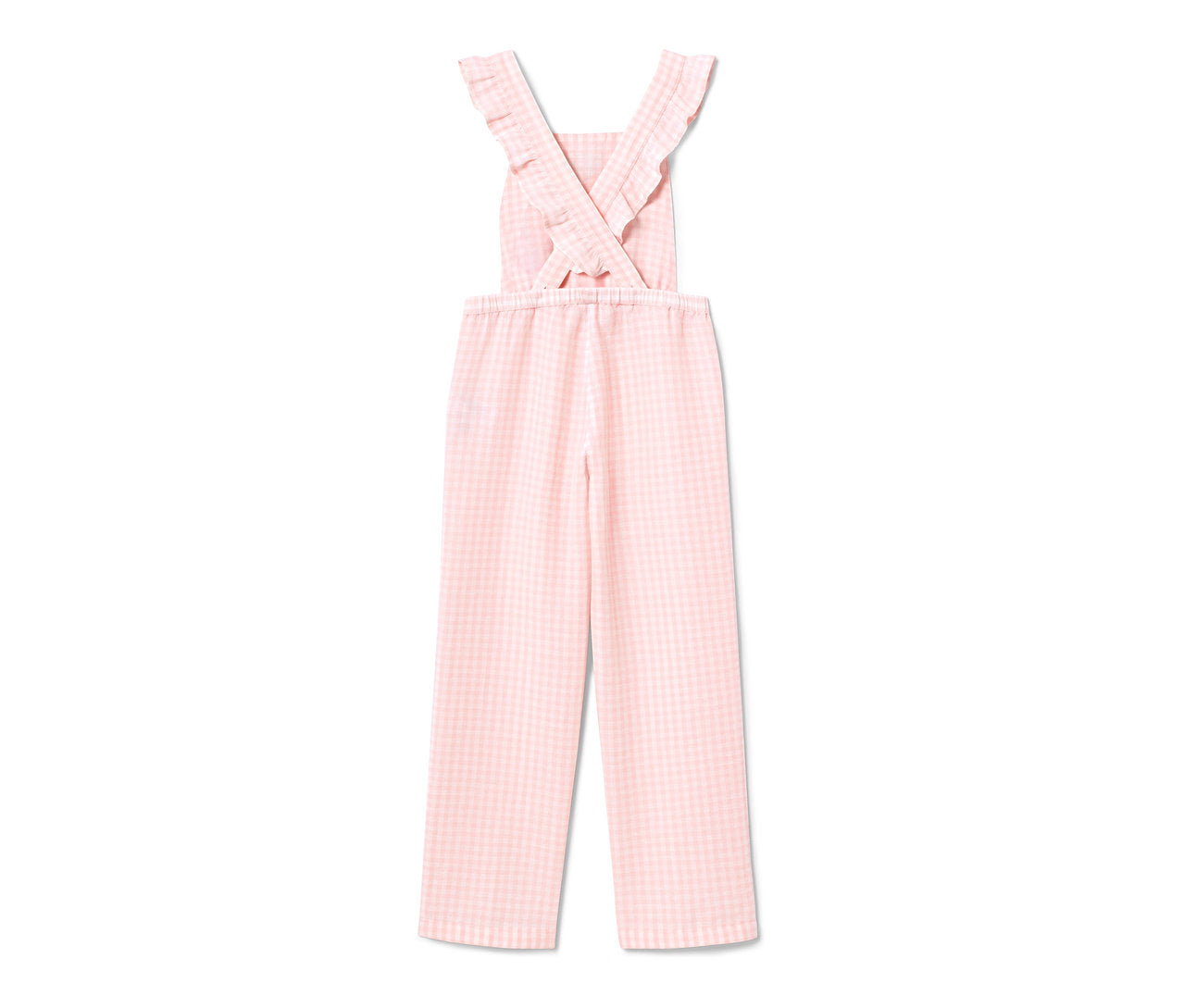 Organic cotton and linen jumpsuit for girls 