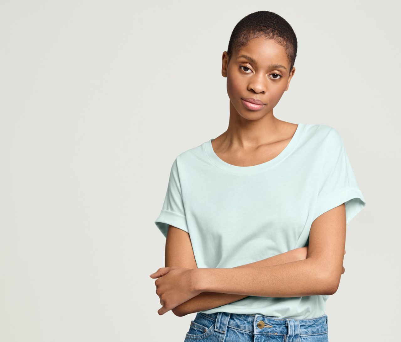 Стилна дамска тениска oversize стил