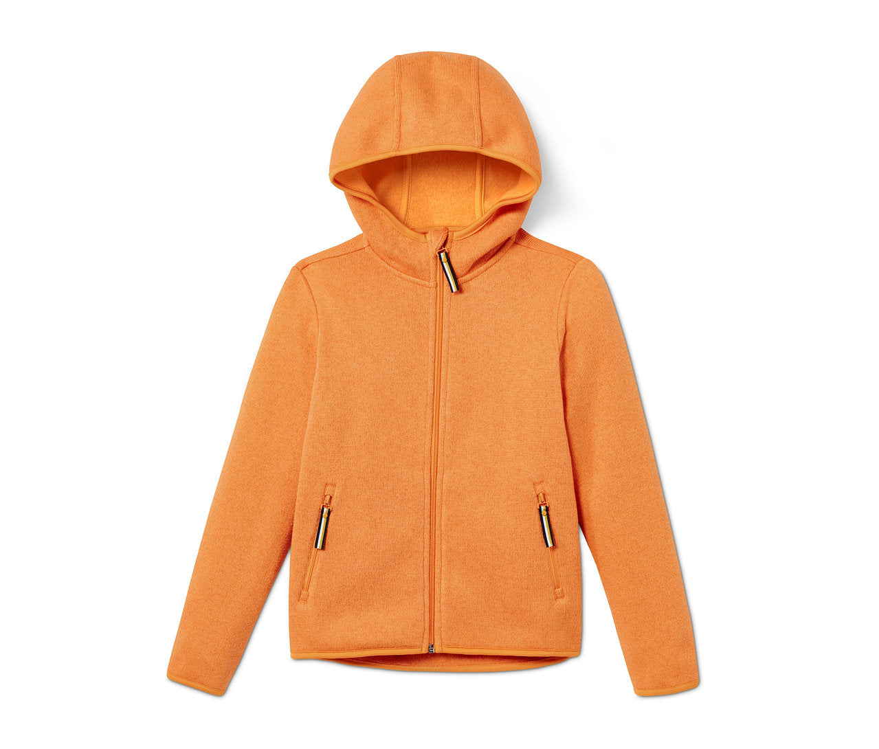 Children's fleece jacket, green with print 