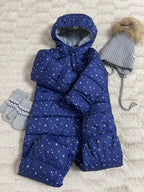 Disney Baby Children's plush jumpsuit with Mickey Mouse print, black
