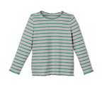 Children's cotton blouse with long sleeves, multi-colored 