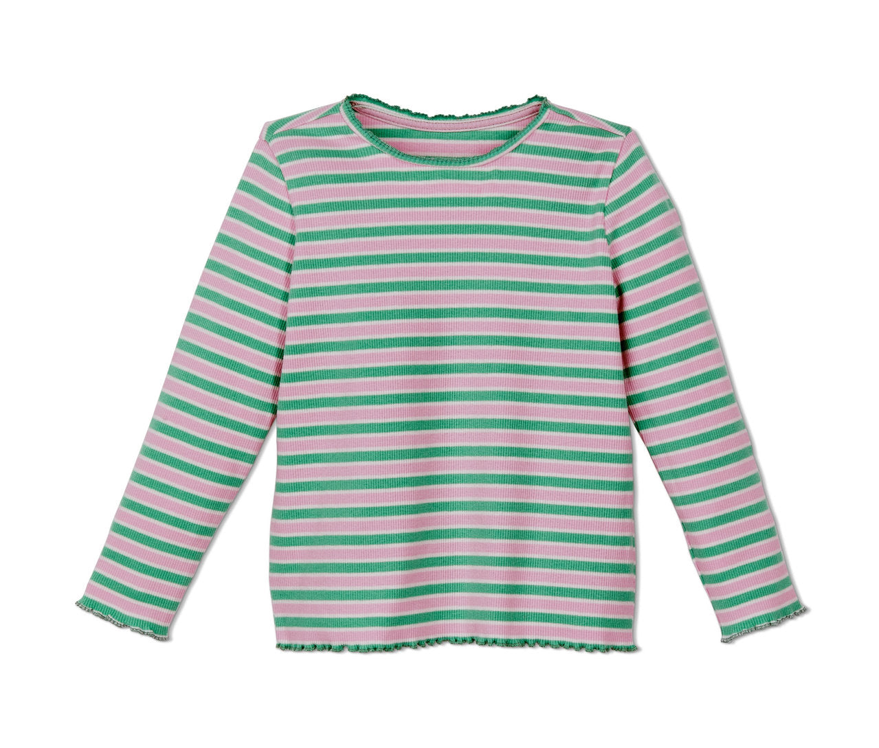 Children's cotton blouse with long sleeves, multi-colored 
