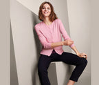 Women's fine knit cardigan, ecru 