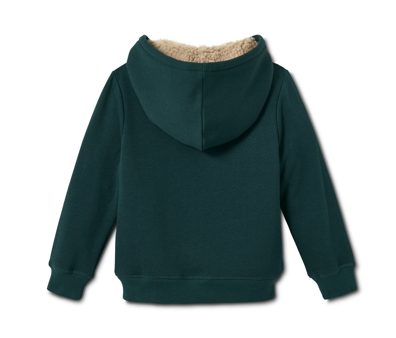 Детски памучен зимен суитчърт, зелен