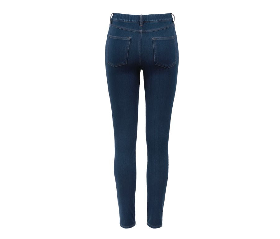 Children's cotton elastic jeans, light blue 