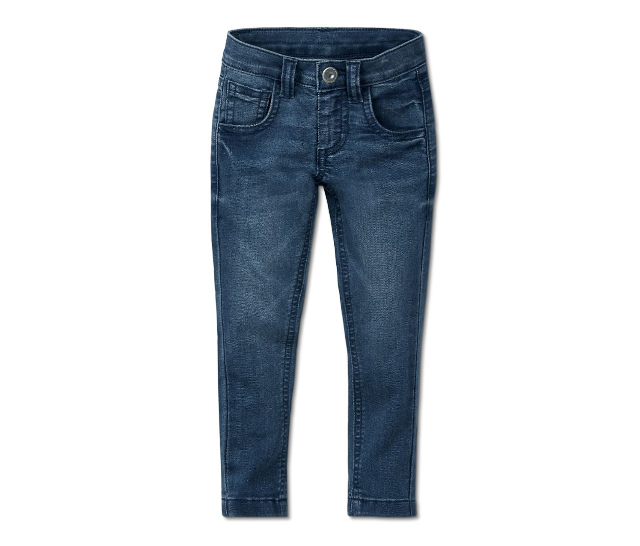 Children's cotton elastic jeans, blue 