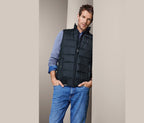 Men's vest/warmth jacket for all seasons, green 