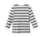 Set of 2 children's long-sleeved T-shirts, blue 