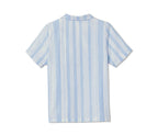 Children's short-sleeved shirt made of cotton and linen 
