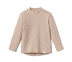 Set of 2 children's long-sleeved T-shirts, blue 