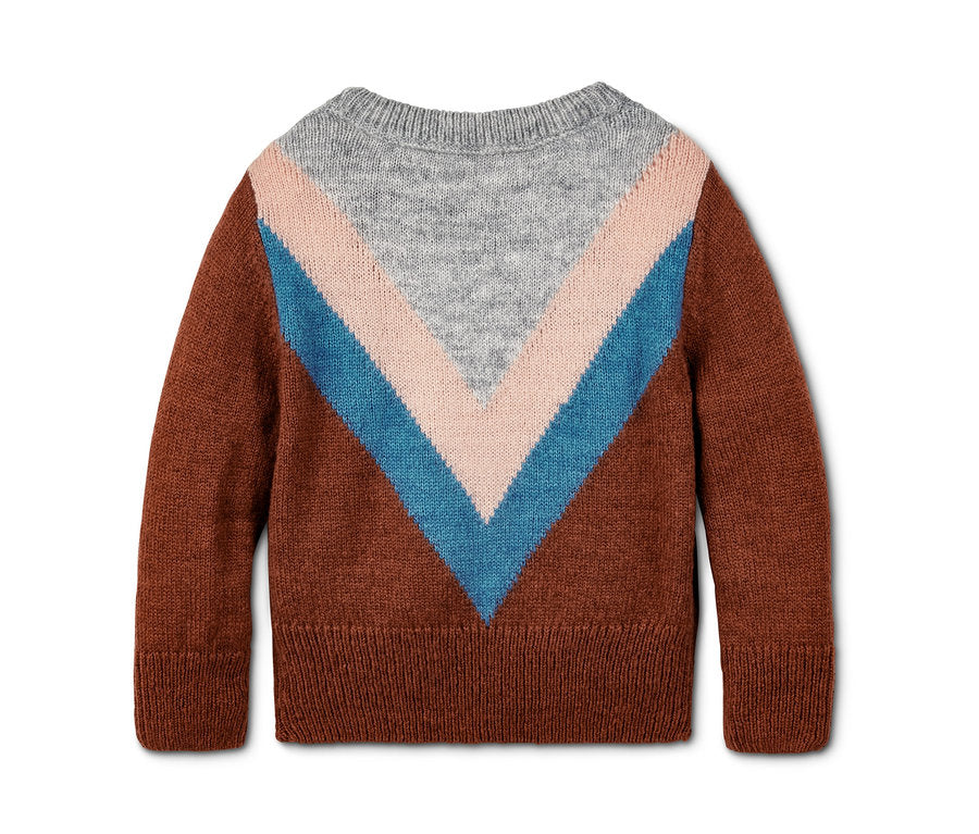 Children's vest with beautiful embroidery, blue 