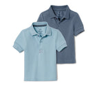 Set of 2 organic cotton children's t-shirts, blue 