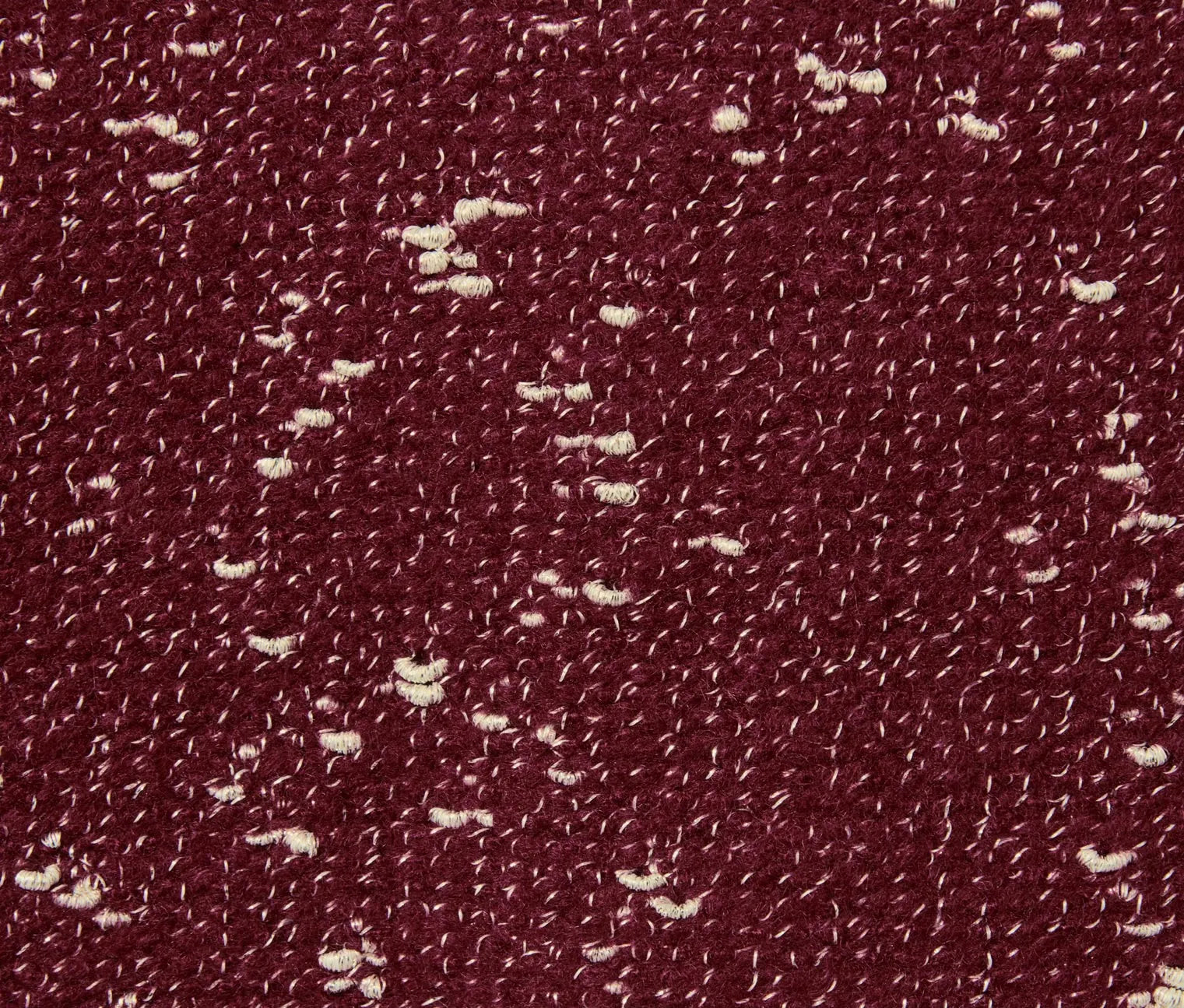 Women's round neck sweater, dark red