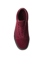 Кецове от естествена кожа Vans Old Skool, бордо, 36