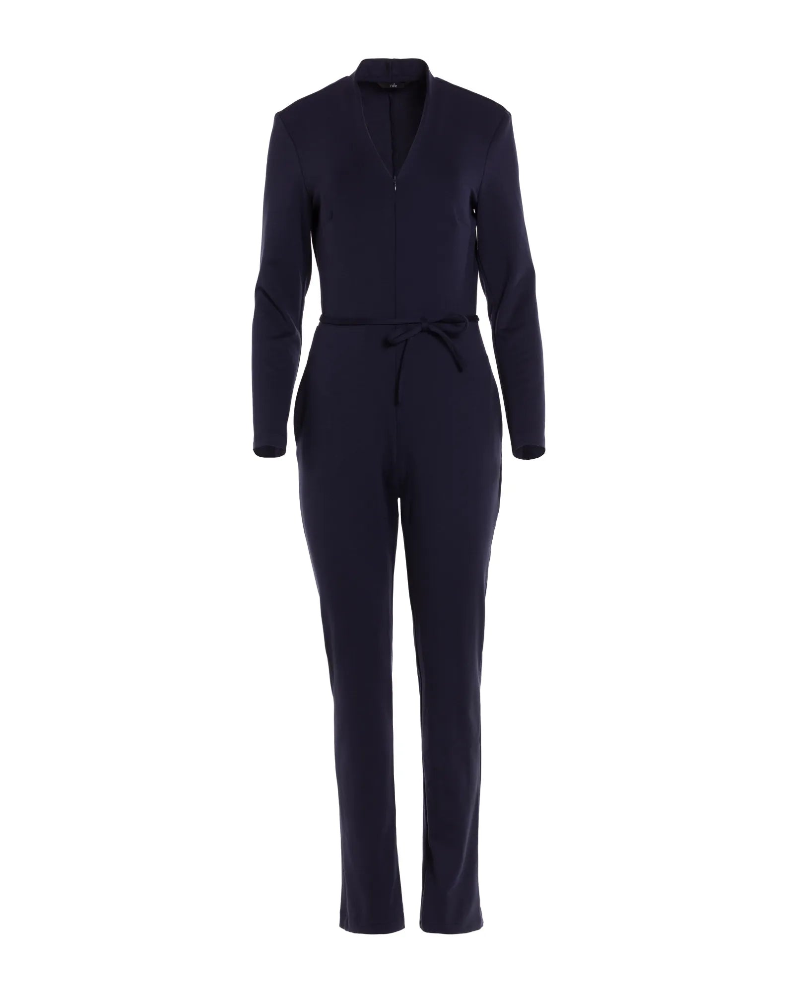 Women's knitted elegant jumpsuit Nife, dark blue