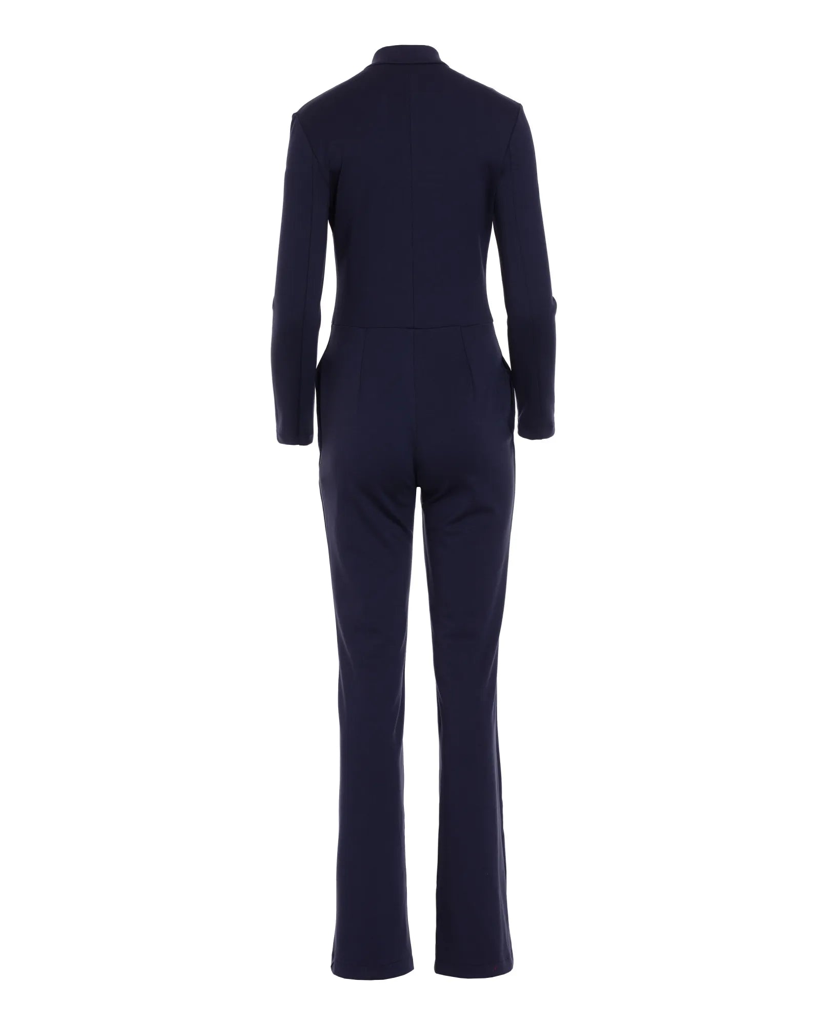 Women's knitted elegant jumpsuit Nife, dark blue