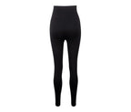 Set of 2 cotton maternity leggings, black and dark blue 