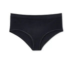 Breathable sports underwear set, tank top and bikini, black