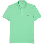 LACOSTE Детска памучна тениска с лого, зелена/тюркоаз