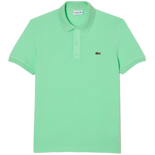 LACOSTE Детска памучна тениска с лого, зелена/тюркоаз