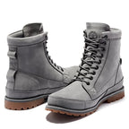 Мъжки боти от естествена кожа Timberland, сиви, 40