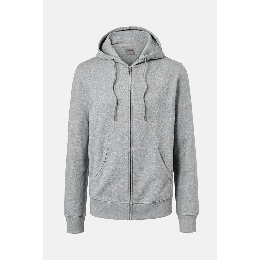 Класически мъжки суитчър с цип , сив, XL