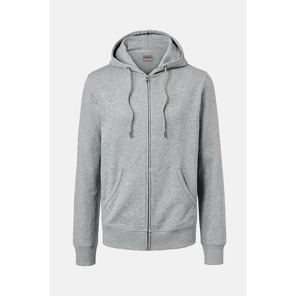 Класически мъжки суитчър с цип , сив, XL