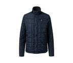 Men's waterproof quilted jacket, dark blue 