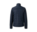 Men's waterproof quilted jacket, dark blue 