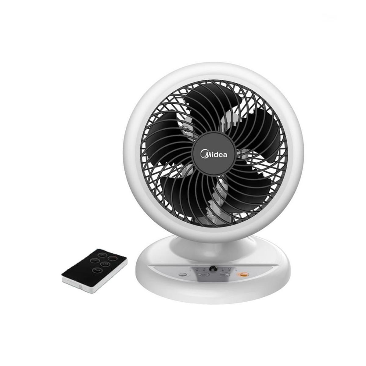 Настолен кръгъл вентилатор Midea FG18-19ER 21cm 30W с дистанционно управление