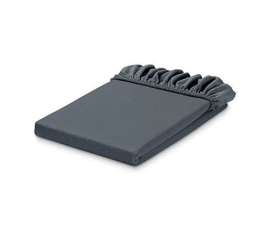 Памучен чаршаф с ластик, сив 90 x 190 - 100 ?
 200 см