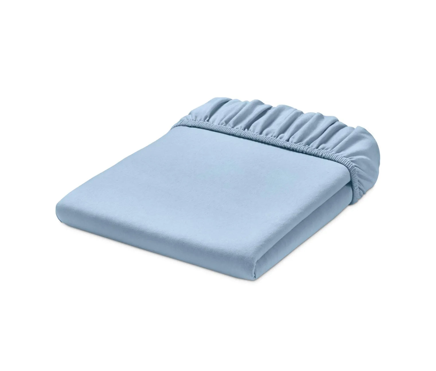 Cotton sheet with elastic, blue 90 x 190 - 100 x 200 cm