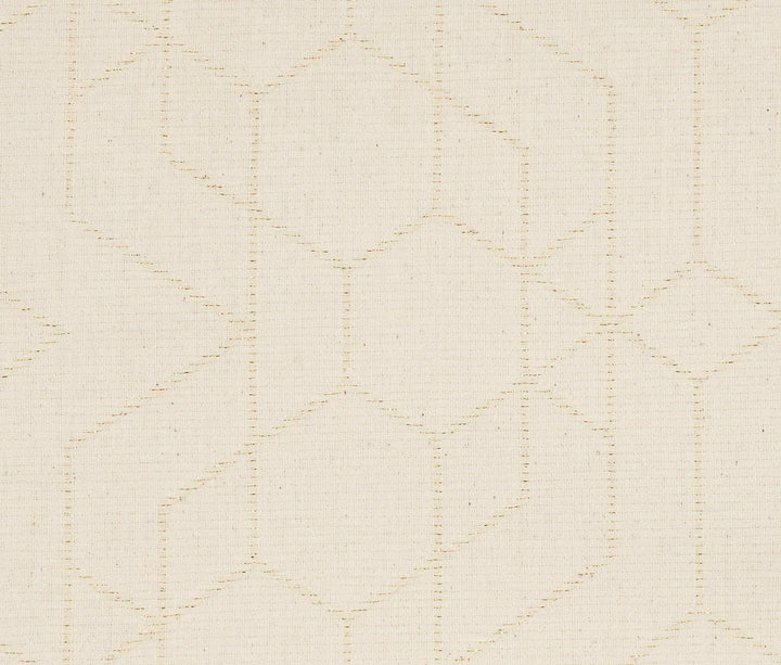 Памучна покривка за маса 150 x 275 см, екрю със златиста нишка