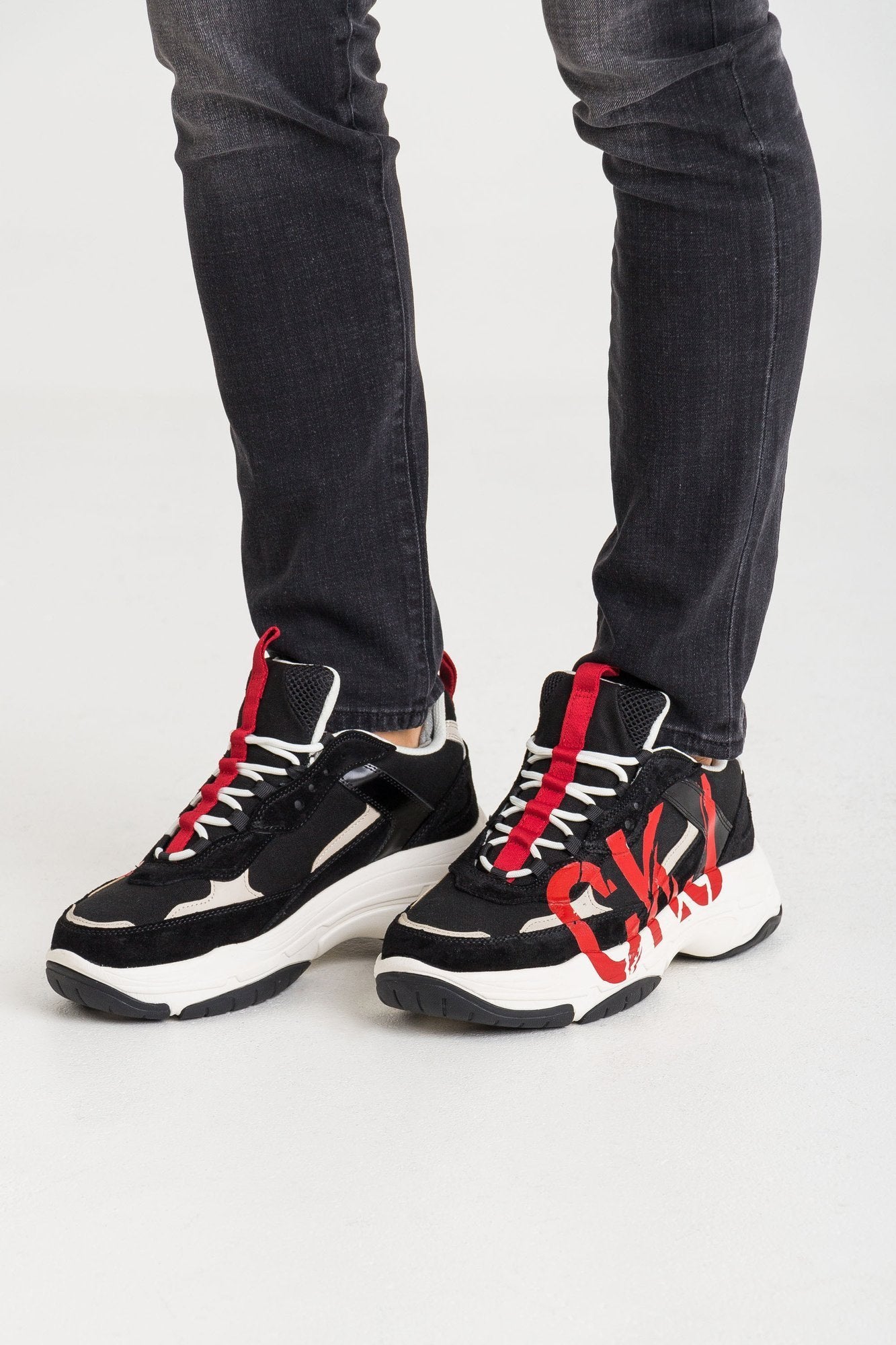 Men's high-soled sneakers Calvin Klein Jeans "Mizar", black