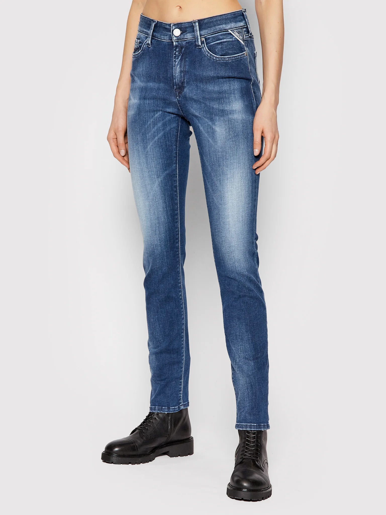 Replay children's elastic jeans, blue 