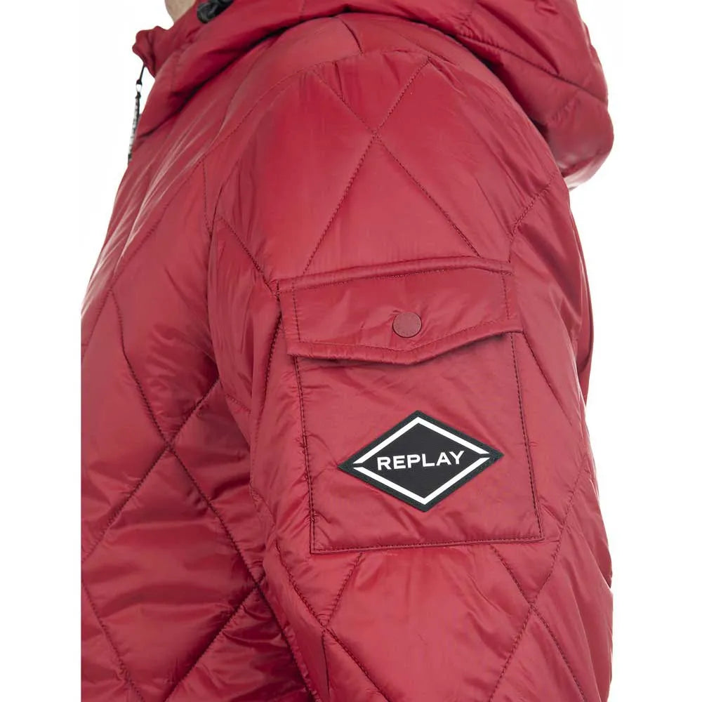 REPLAY Men's winter jacket, red