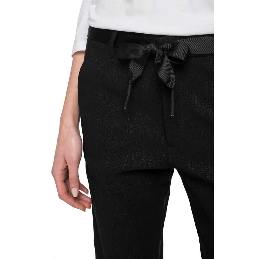 Replay women's trousers with glitter effect, black