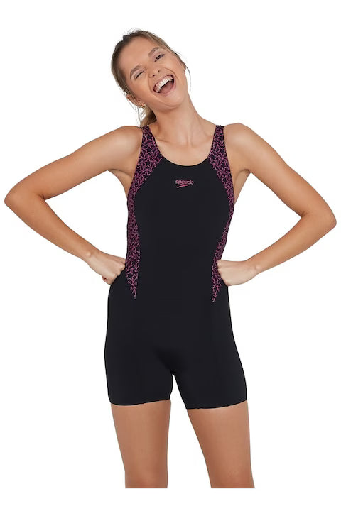 Speedo Hexagonal Tech Medalist Women's One-Piece Swimsuit