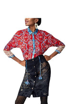 Women's black denim skirt Desigual Fal Clara