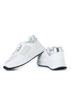 Sneakers with holographic details MUSK, white